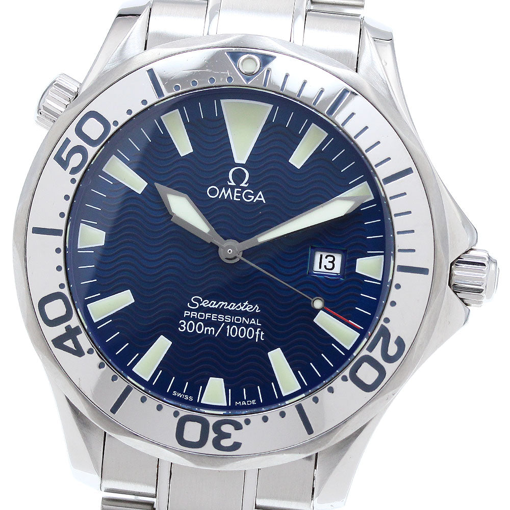 OMEGA Seamaster300 2265.80 Date Blue Dial Quartz Men's Watch_902810
