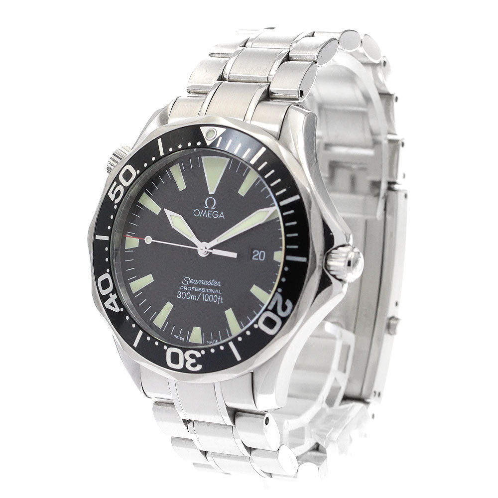 OMEGA Seamaster300 2264.50 Date Black Dial Quartz Men's Watch_902814