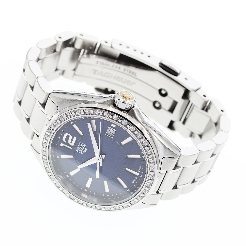 TAG HEUER Formula 1 WBJ1316 Diamond Bezel Navy Dial Quartz Ladies Watch_902843