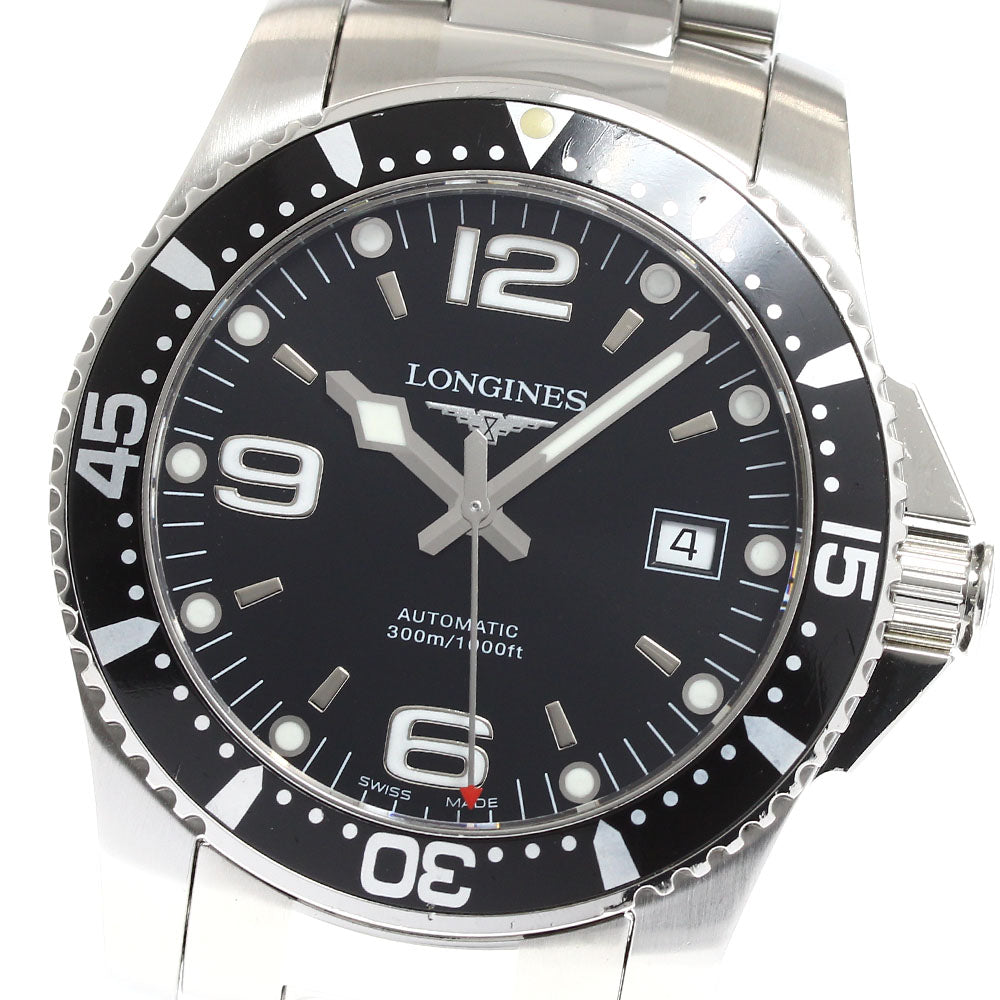 LONGINES Hydro Conquest L3.642.4 Date Black Dial Automatic Men's Watch_902855