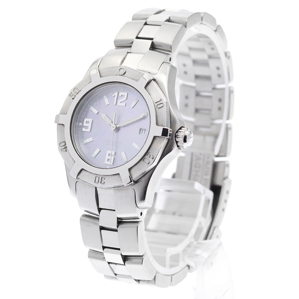 TAG HEUER Excursive WN1318 Date Blue shell Dial Quartz Ladies Watch_902857