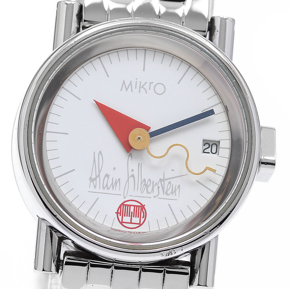 Alain Silberstein micro Date white Dial Automatic Ladies Watch_902868