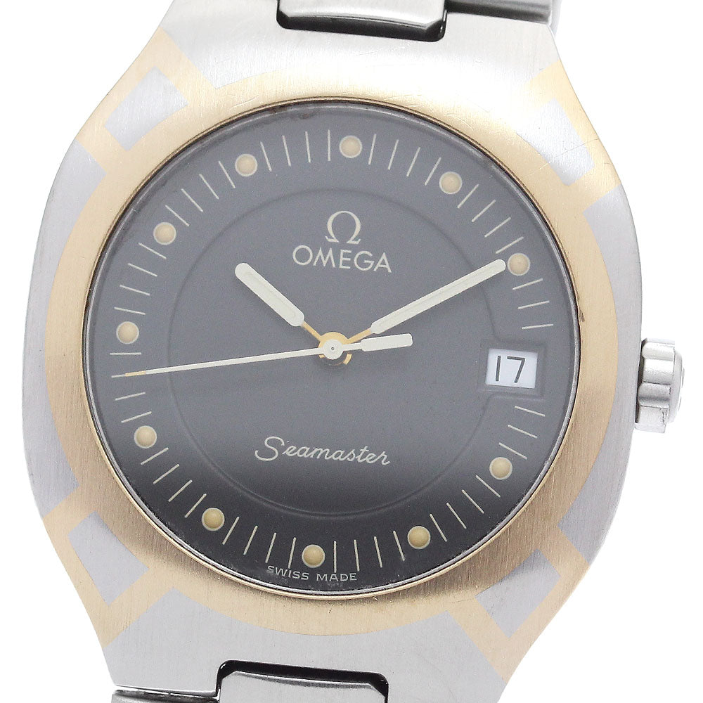 OMEGA Seamaster Polaris Date gray Dial Quartz Men's Watch_902877