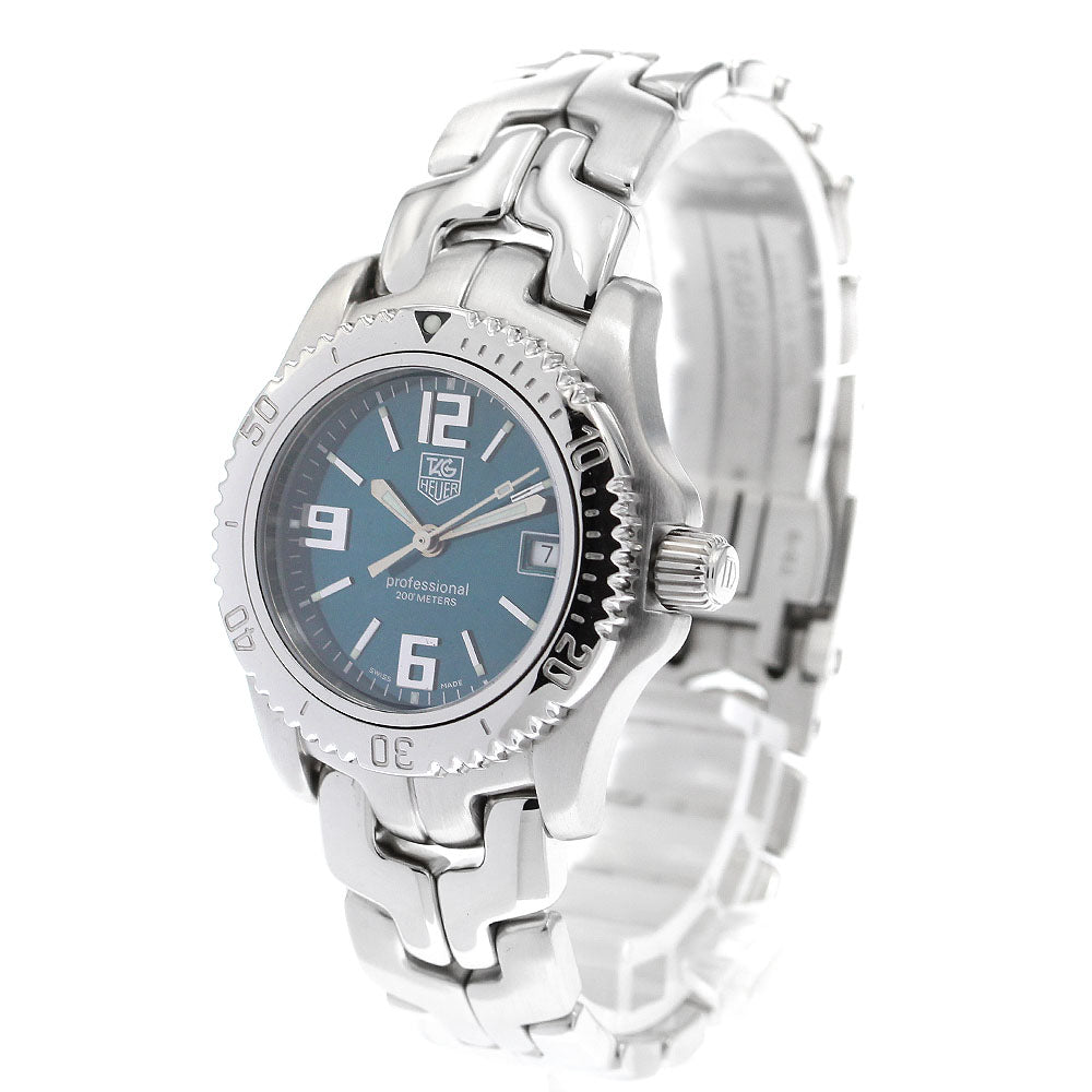 TAG HEUER Link WT1319 Date Emerald green Dial Quartz Ladies Watch_902890