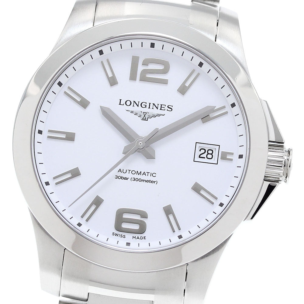 LONGINES Conquest L3.776.4 Date white Dial Automatic Men's Watch_902894
