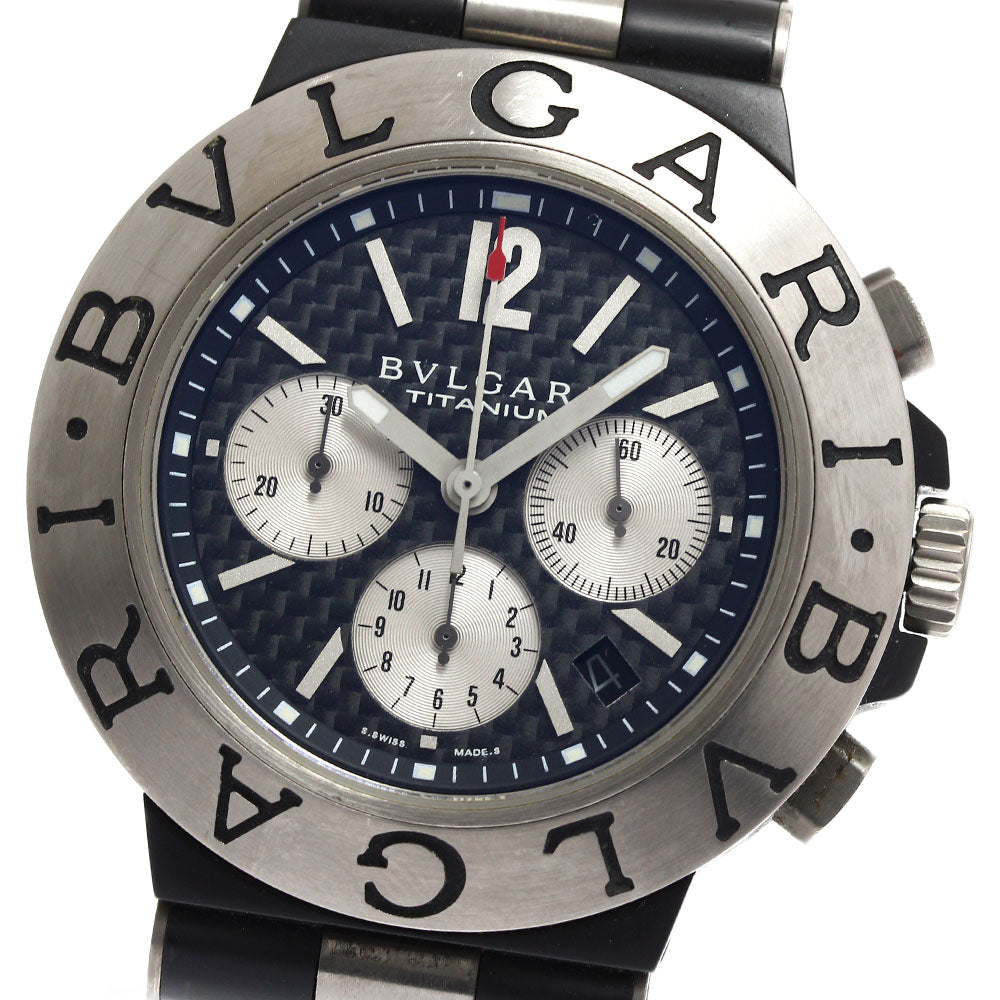 BVLGARI Diagono Titanium TI44TACH Chronograph Automatic Men's Watch_902911