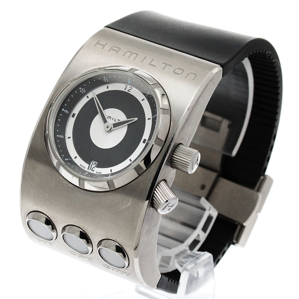 HAMILTON X-01 2001 Space Journey Limited 2001 H515910 Black / Silver Dial Quartz Men's Watch_902915
