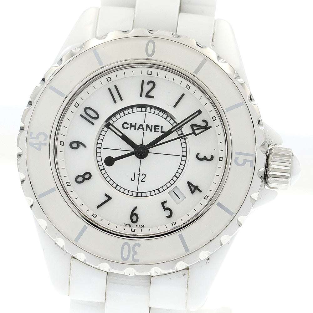 CHANEL J12 33mm H0968 White Ceramic white Dial Quartz Ladies Watch_902919