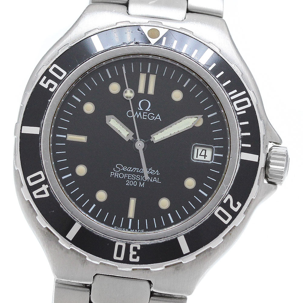 OMEGA Seamaster200 Date black Dial Quartz Men's Watch_902932