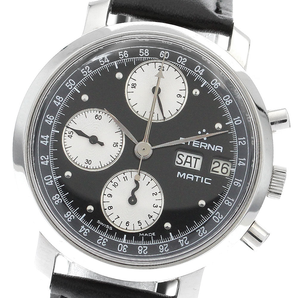 Eterna Eterna Matik 684.2169.41 Day date black Dial Automatic Men's Watch_902936