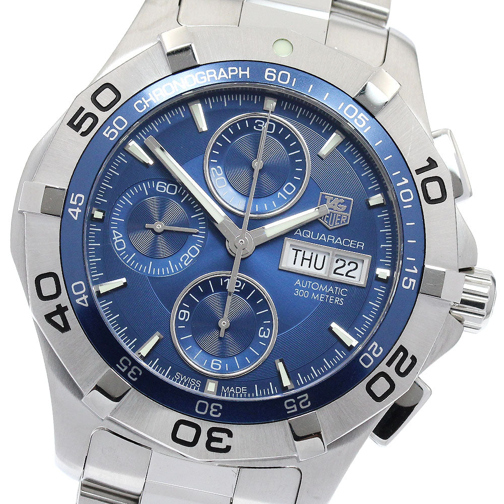 TAG HEUER Aqua racer CAF2012 Chronograph Day date Automatic Men's Watch_902963