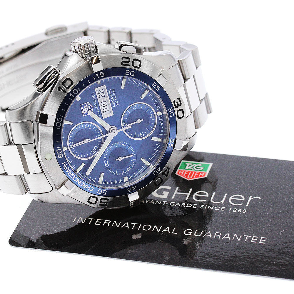 TAG HEUER Aqua racer CAF2012 Chronograph Day date Automatic Men's Watch_902963