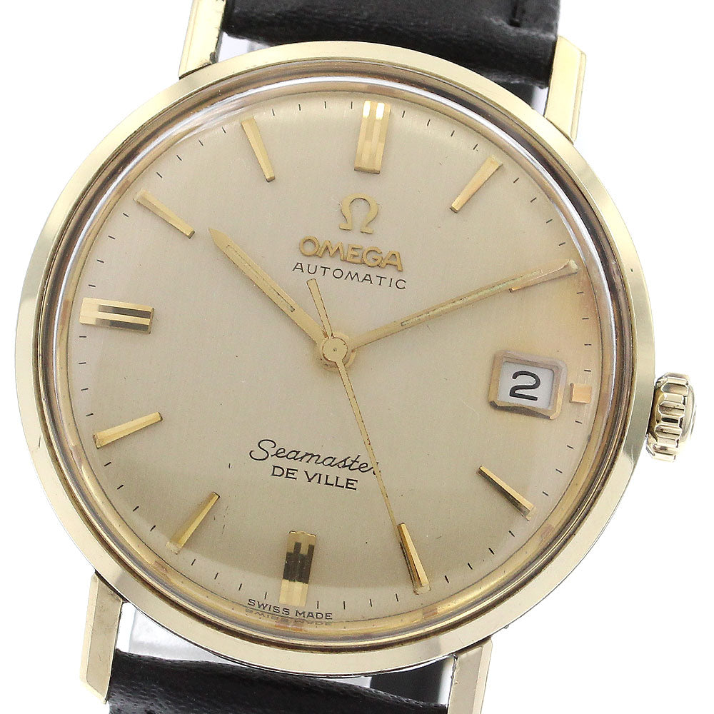 OMEGA Seamaster De Ville Date gold Dial Automatic Men's Watch_902966