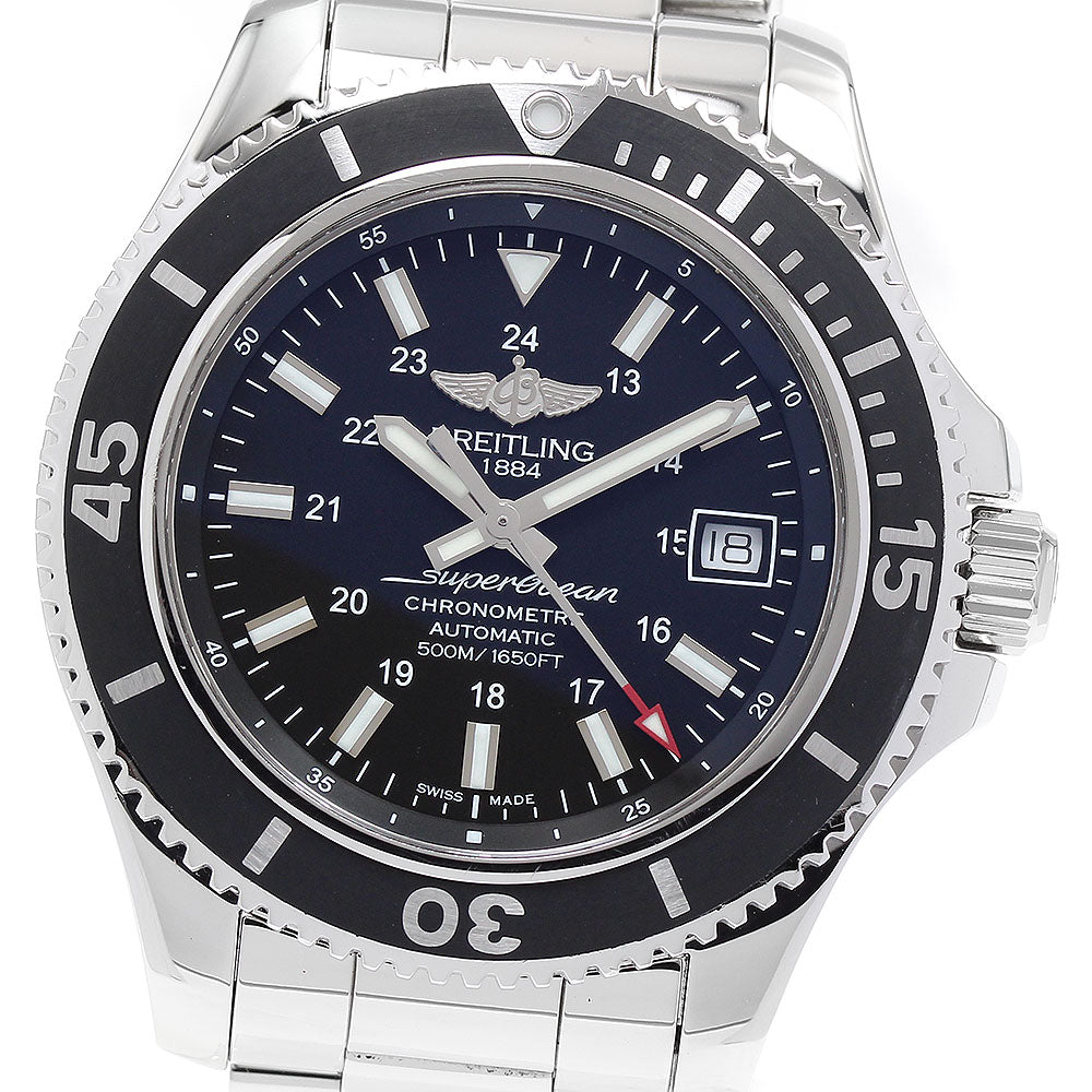 BREITLING Super Ocean II 42 A17365 Date black Dial Automatic Men's Watch_902967