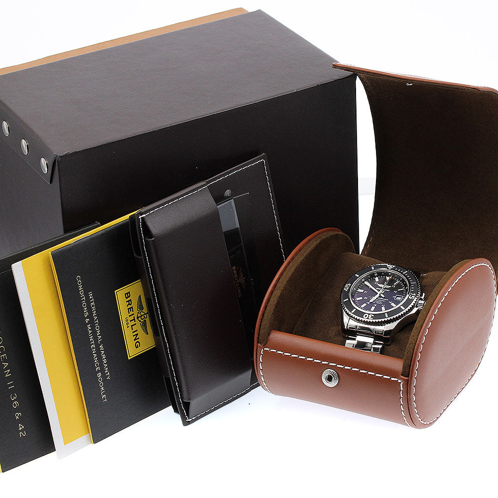 BREITLING Super Ocean II 42 A17365 Date black Dial Automatic Men's Watch_902967
