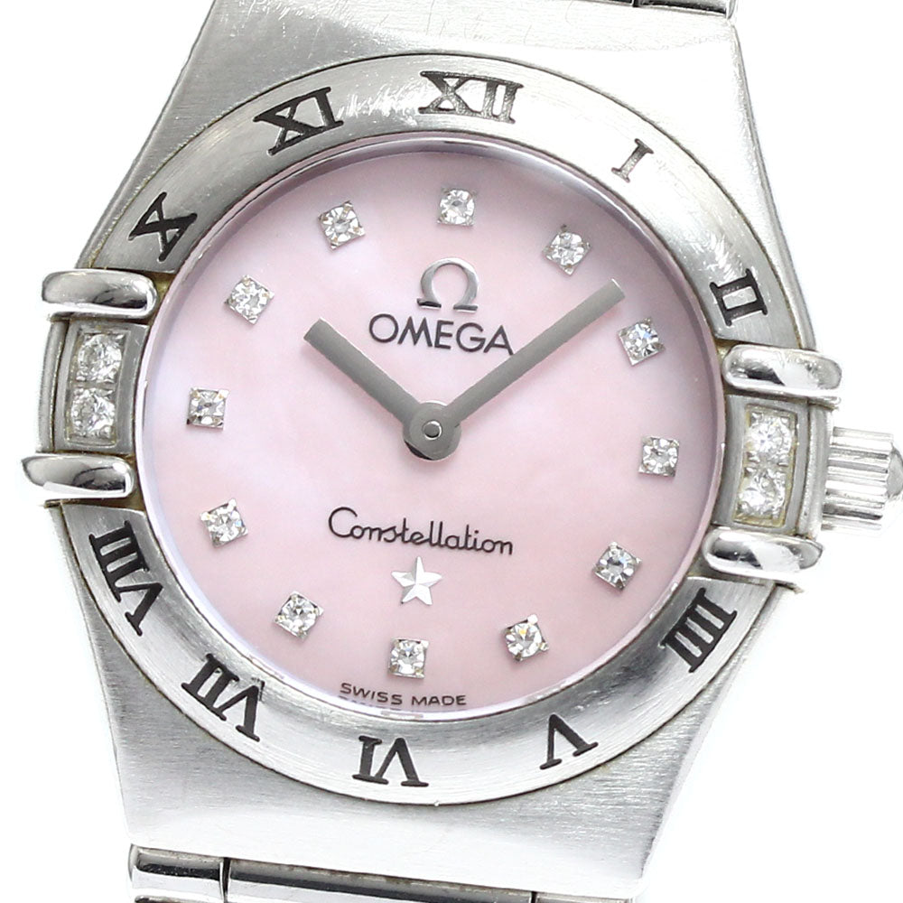 OMEGA Constellation Mini 1567.66 Pink shell Dial Quartz Ladies Watch_902972