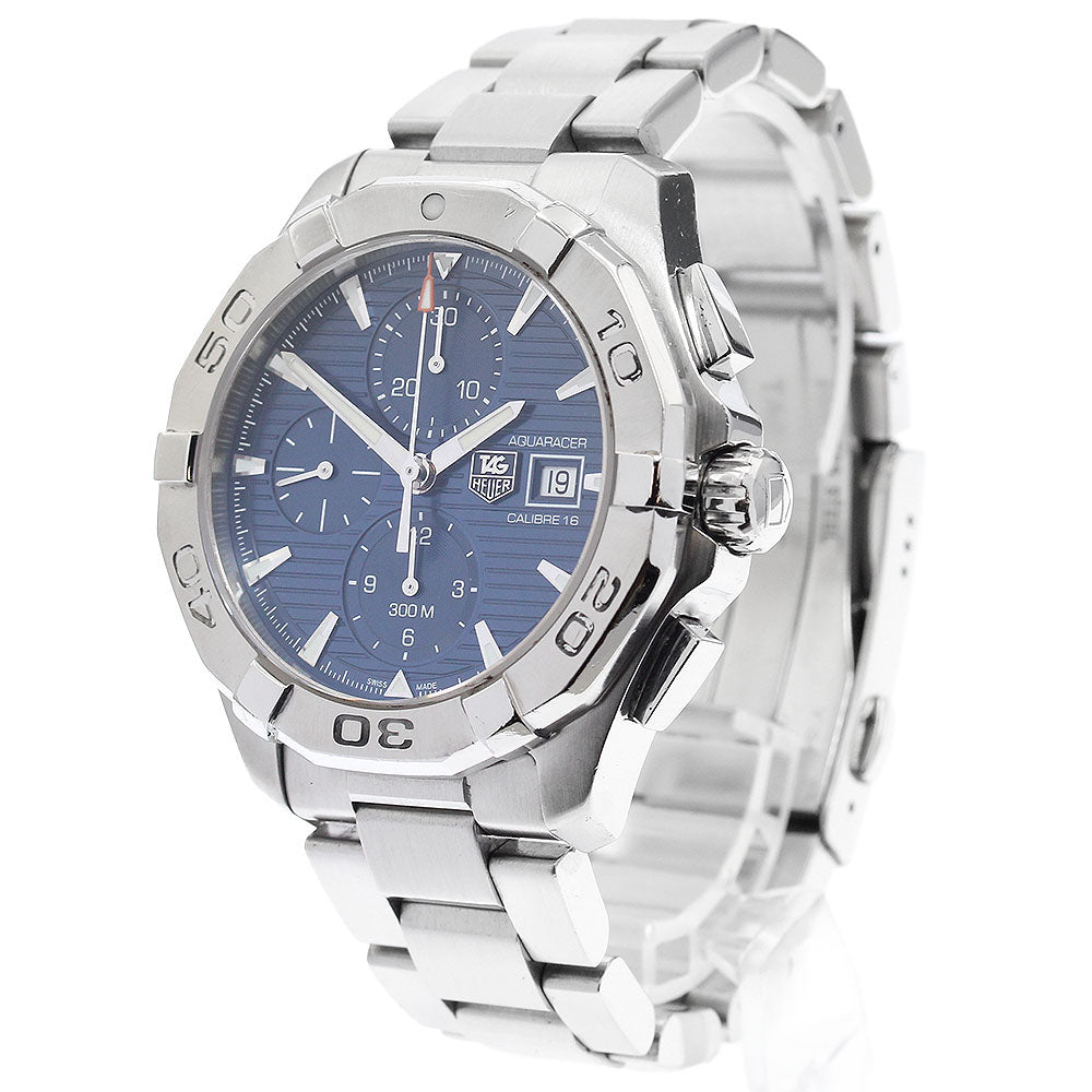 TAG HEUER Aqua racer CAY2112-2 Chronograph Navy Dial Automatic Men's_902977