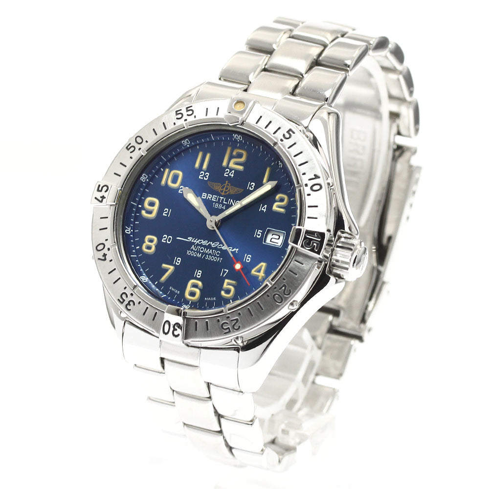 BREITLING Super Ocean A17040 Date blue Dial Automatic Men's Watch_903003