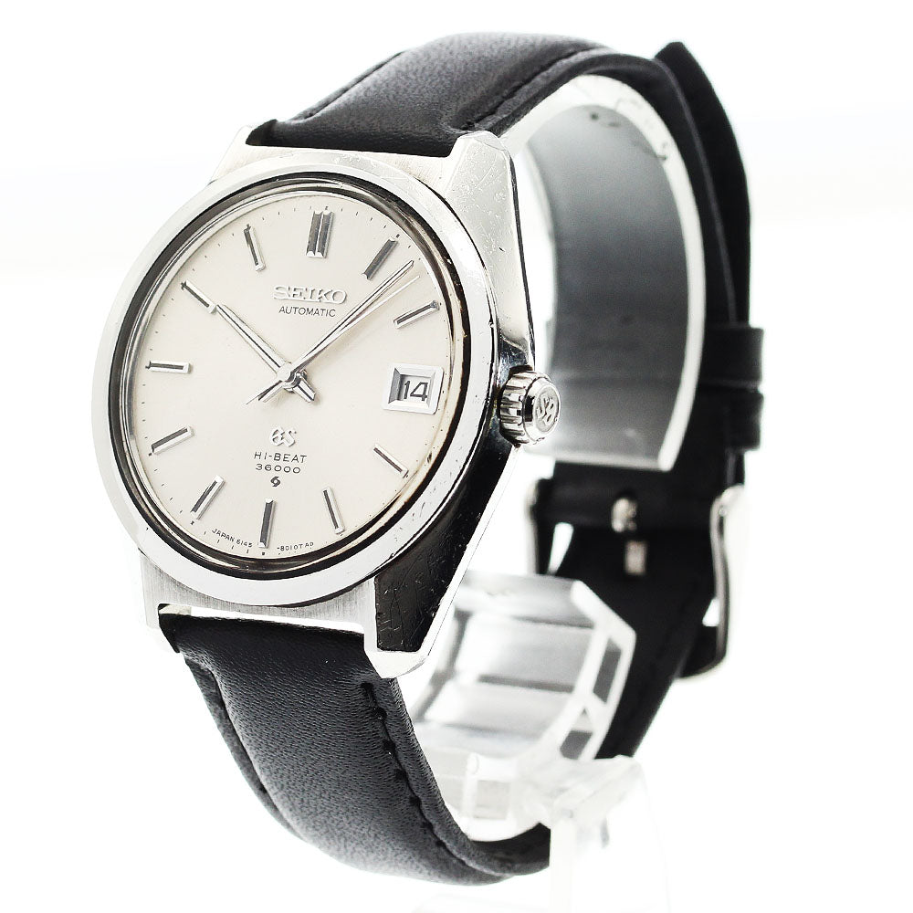 SEIKO Grand Seiko 6145-8000 Date Silver Dial Automatic Men's Watch_903009