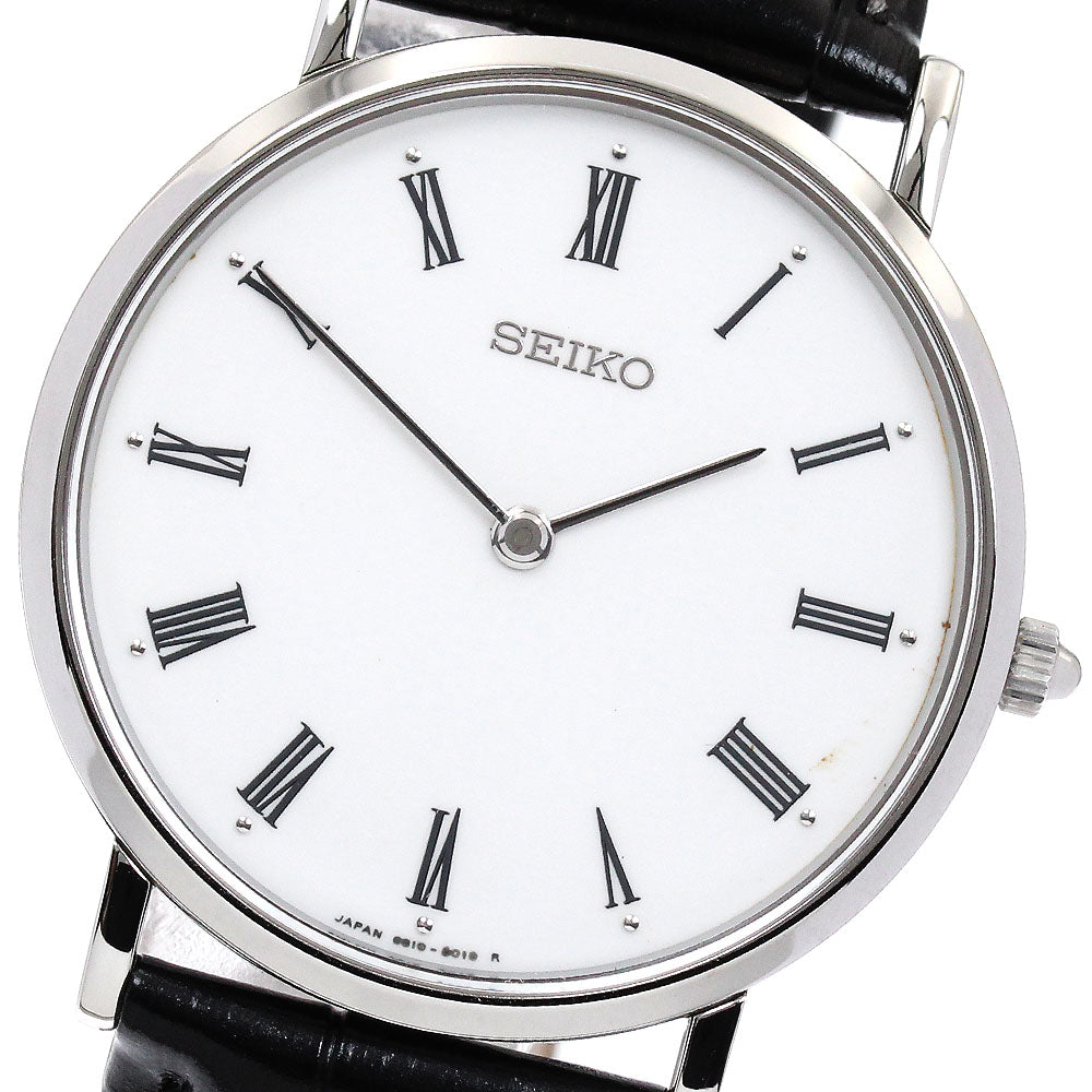 SEIKO mechanical SCVL002/6810-8000 white Dial Hand Winding Men's Watch_903012