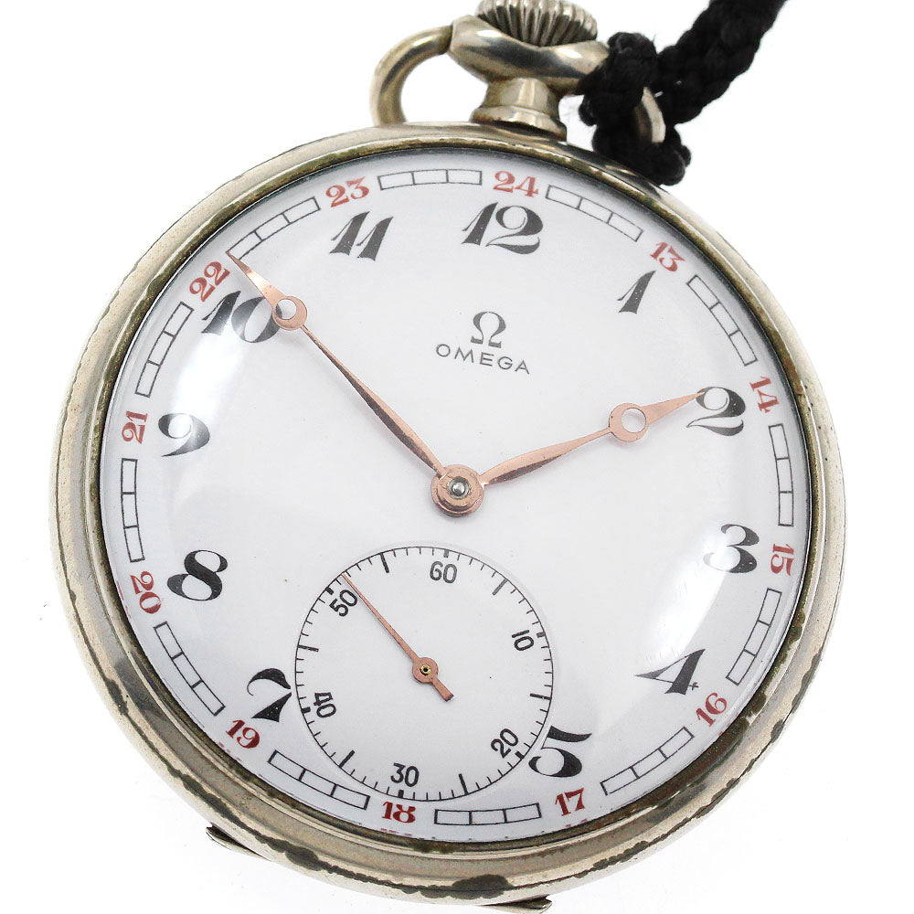 OMEGA Pocket watch small second vintage white Dial Hand Winding Men's_903059