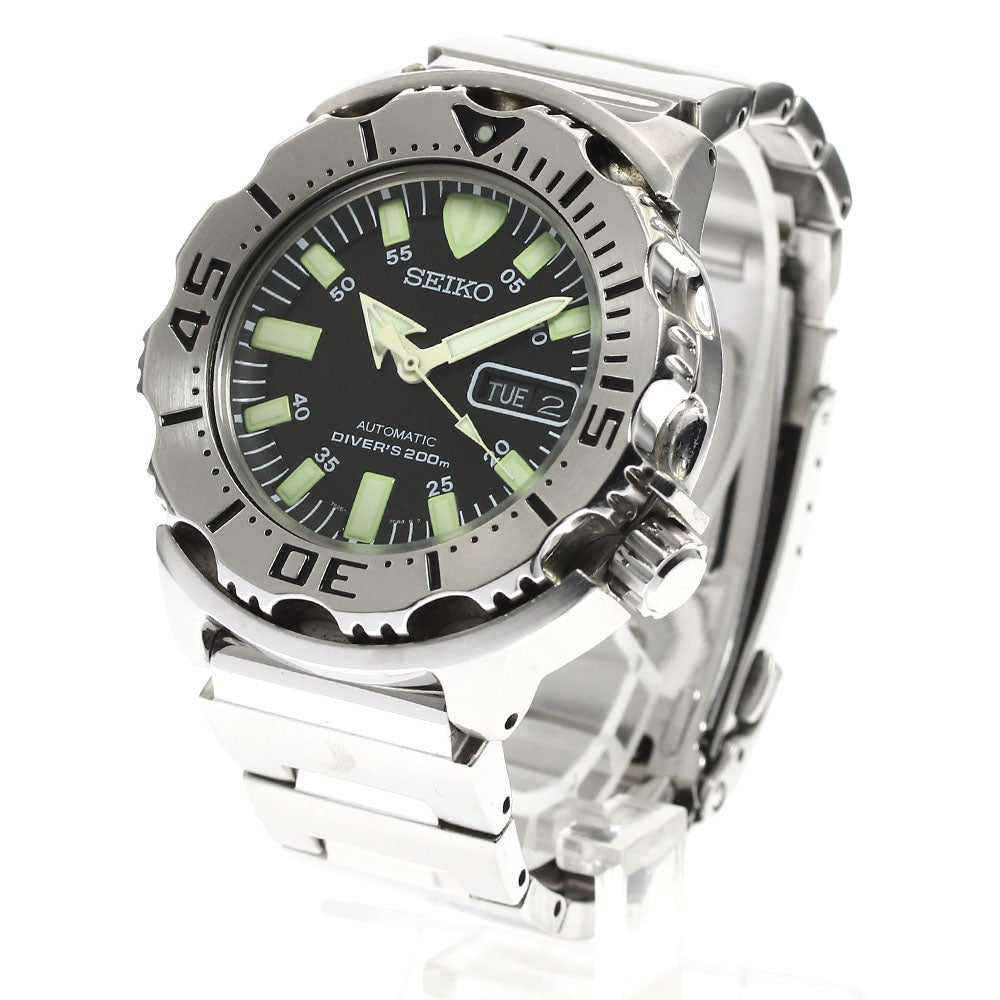 SEIKO Black monster SKX779/7S26-0350 Divers 200M Automatic Men's Watch_903097