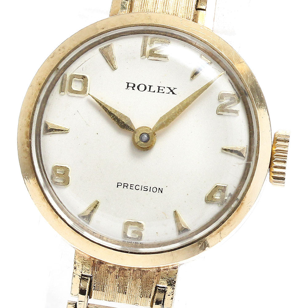 ROLEX Precision K9YG Vintage Cal.1300 gold Dial Hand Winding Ladies Watch_903100
