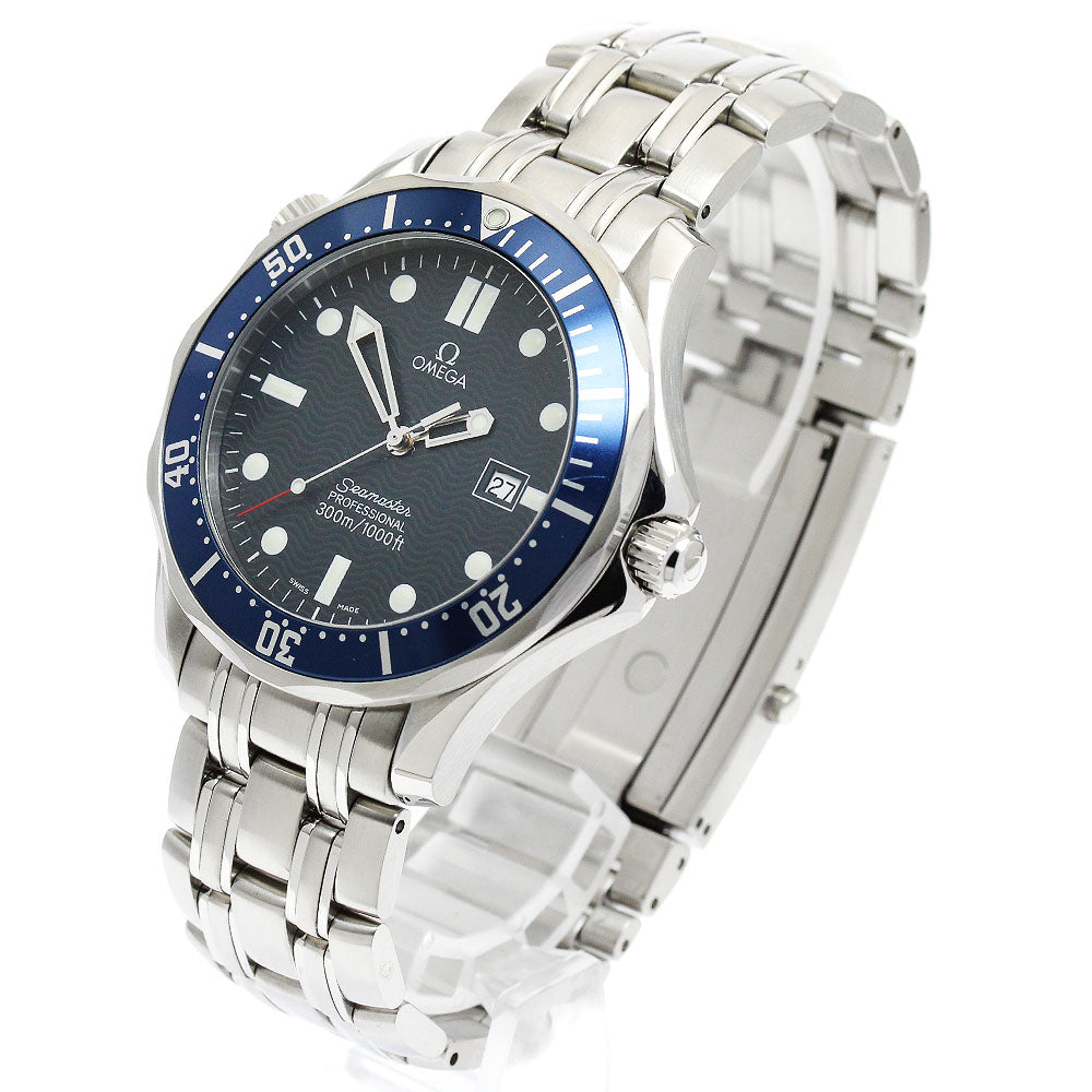 OMEGA Seamaster300 2541.80 Date Navy Dial Quartz Men's Watch_903110