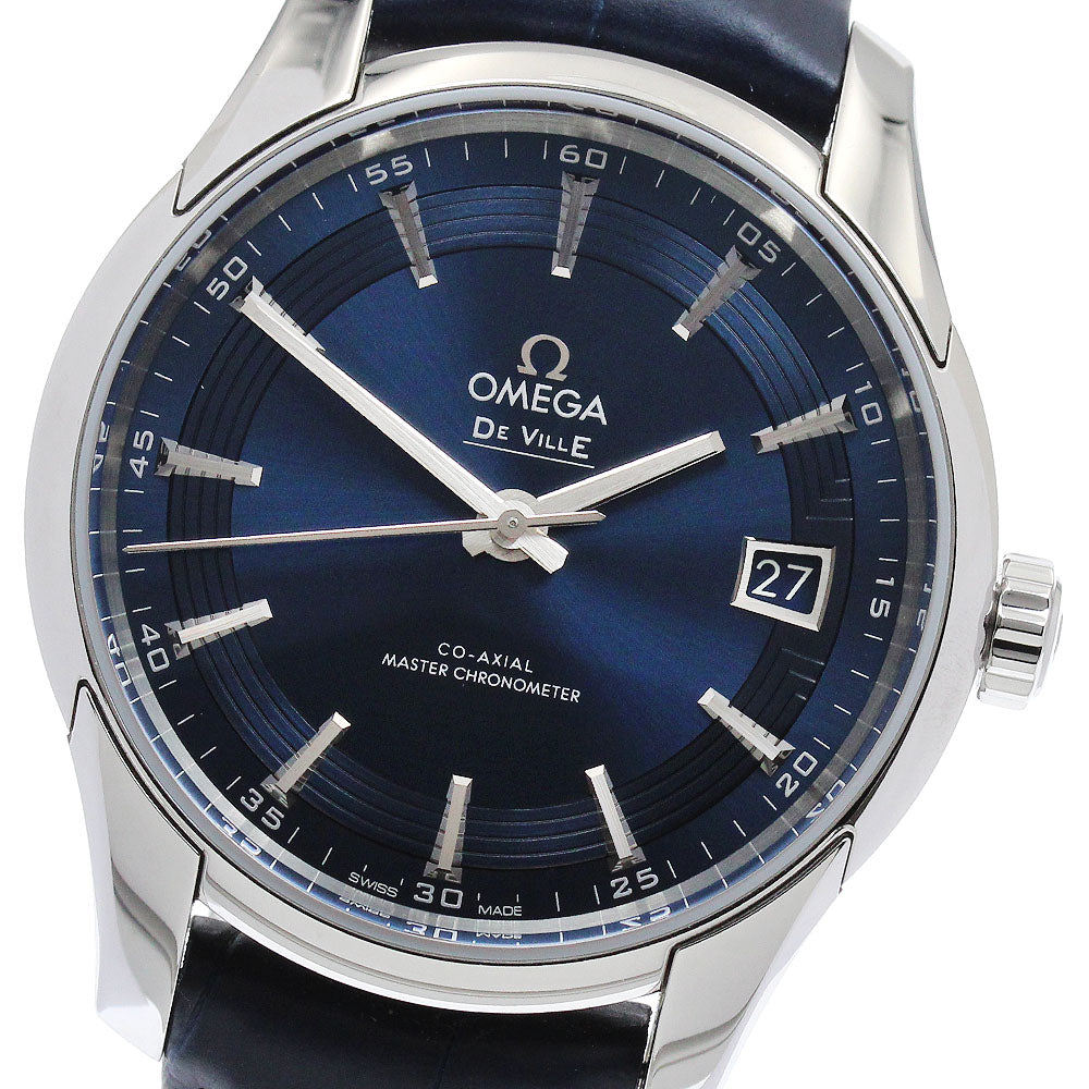OMEGA De Ville Hour Vision 433.13.41.21.03.001 Coaxial Navy Dial Automatic Men's Watch_903116