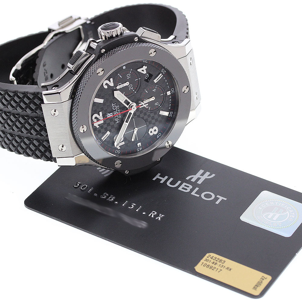 HUBLOT Big bang steel ceramic 301.SB.131.RX Chronograph AT Men's Watch_903132