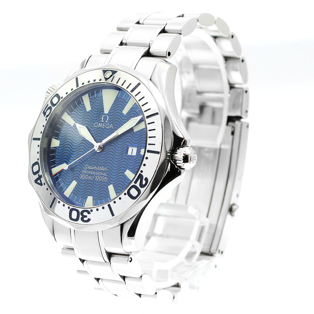 OMEGA Seamaster300 2265.80 Date blue Dial Quartz Men's Watch_903153