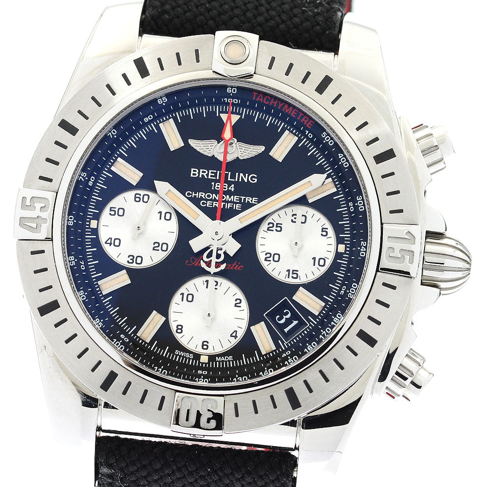 BREITLING Chronomat 41 Airborne AB0144 Date black Dial Automatic Men's Watch_903163