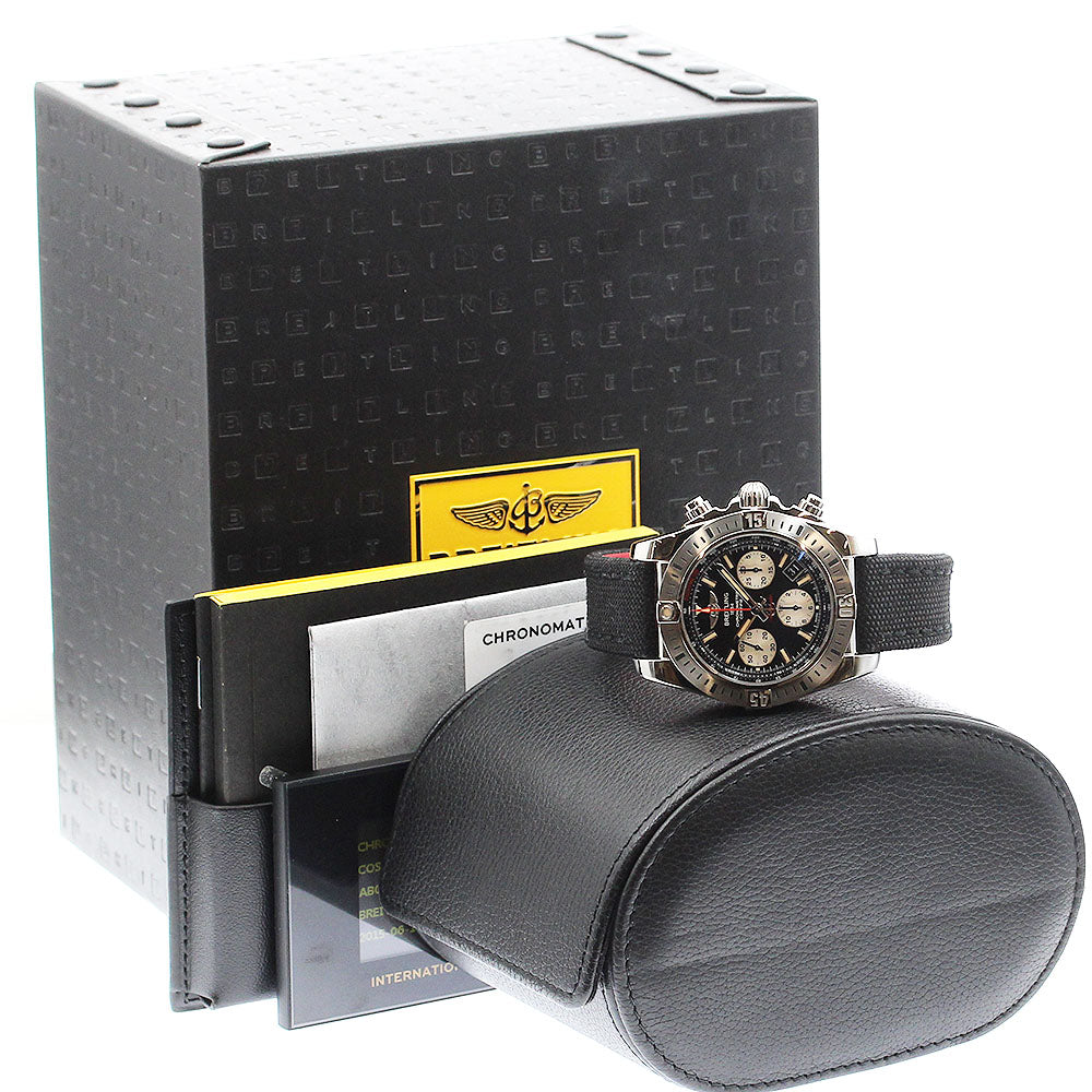 BREITLING Chronomat 41 Airborne AB0144 Date black Dial Automatic Men's Watch_903163