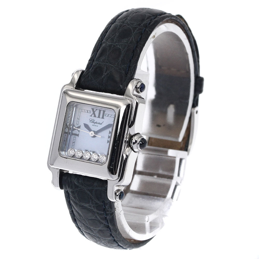 Chopard Happy sports 27/8892-23 5P diamond Blue shell Dial Quartz Ladies Watch_903165