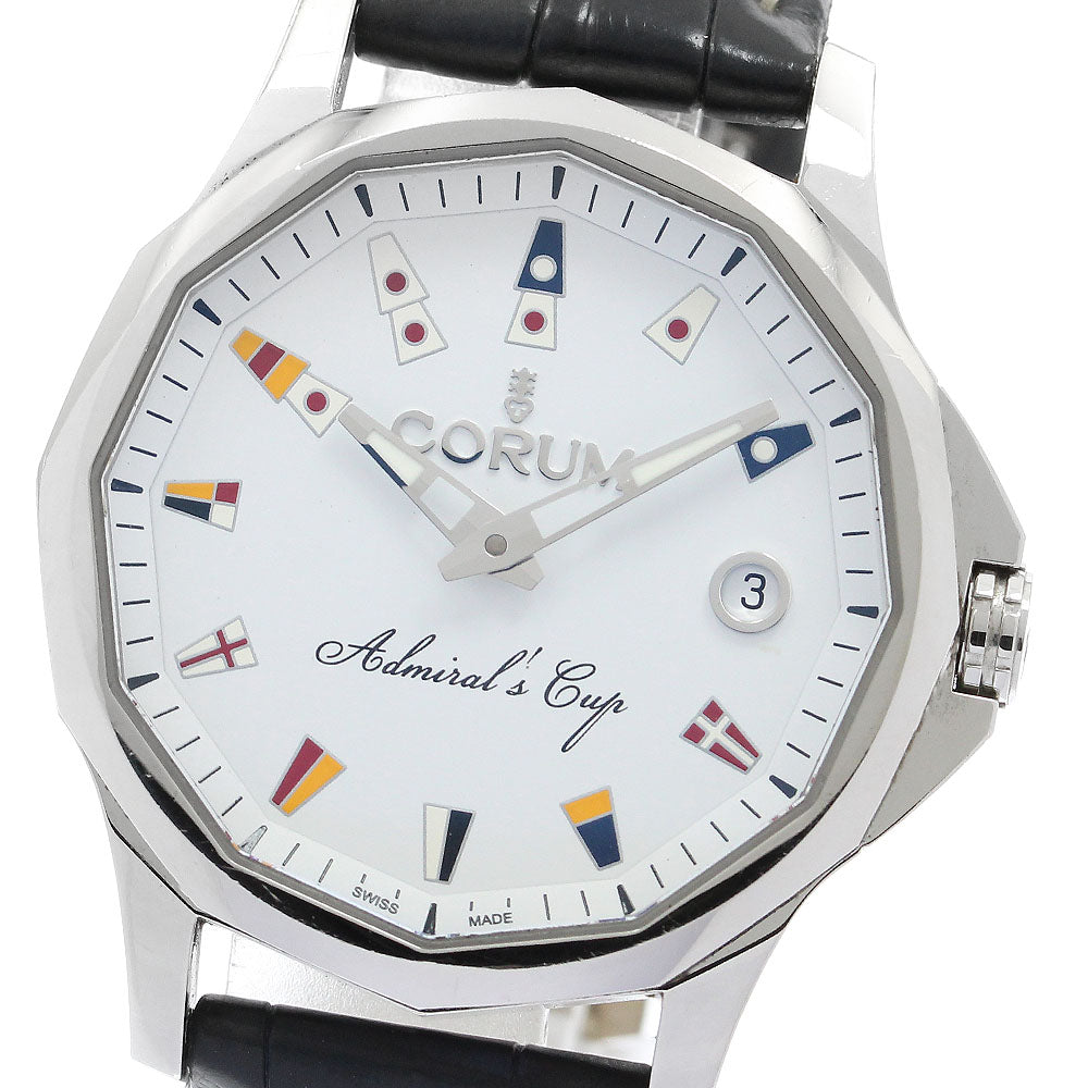 CORUM Admirals Cup Legend 38 01.0131 white Dial Automatic Men's Watch_903178