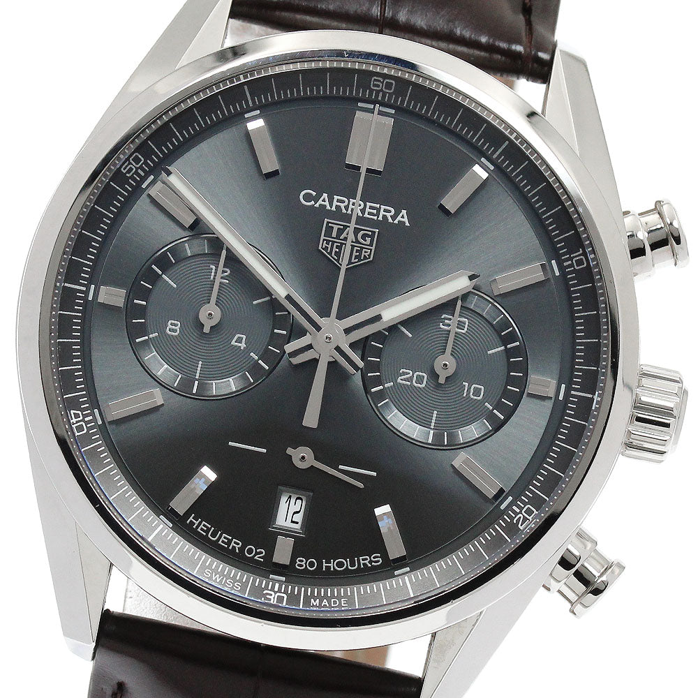TAG HEUER Carrera CBN2012.FC6483 Caliber Heuer 02 Chronograph gray Dial Automatic Men's Watch_903180