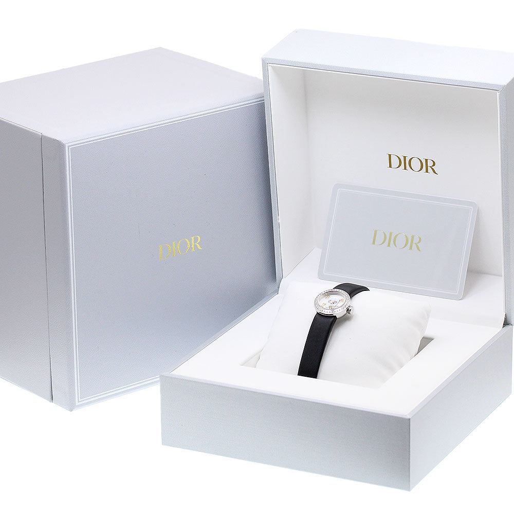 Dior la di de dior CD040110-J Diamond Bezel Skull White shell Dial Quartz Ladies Watch_903182