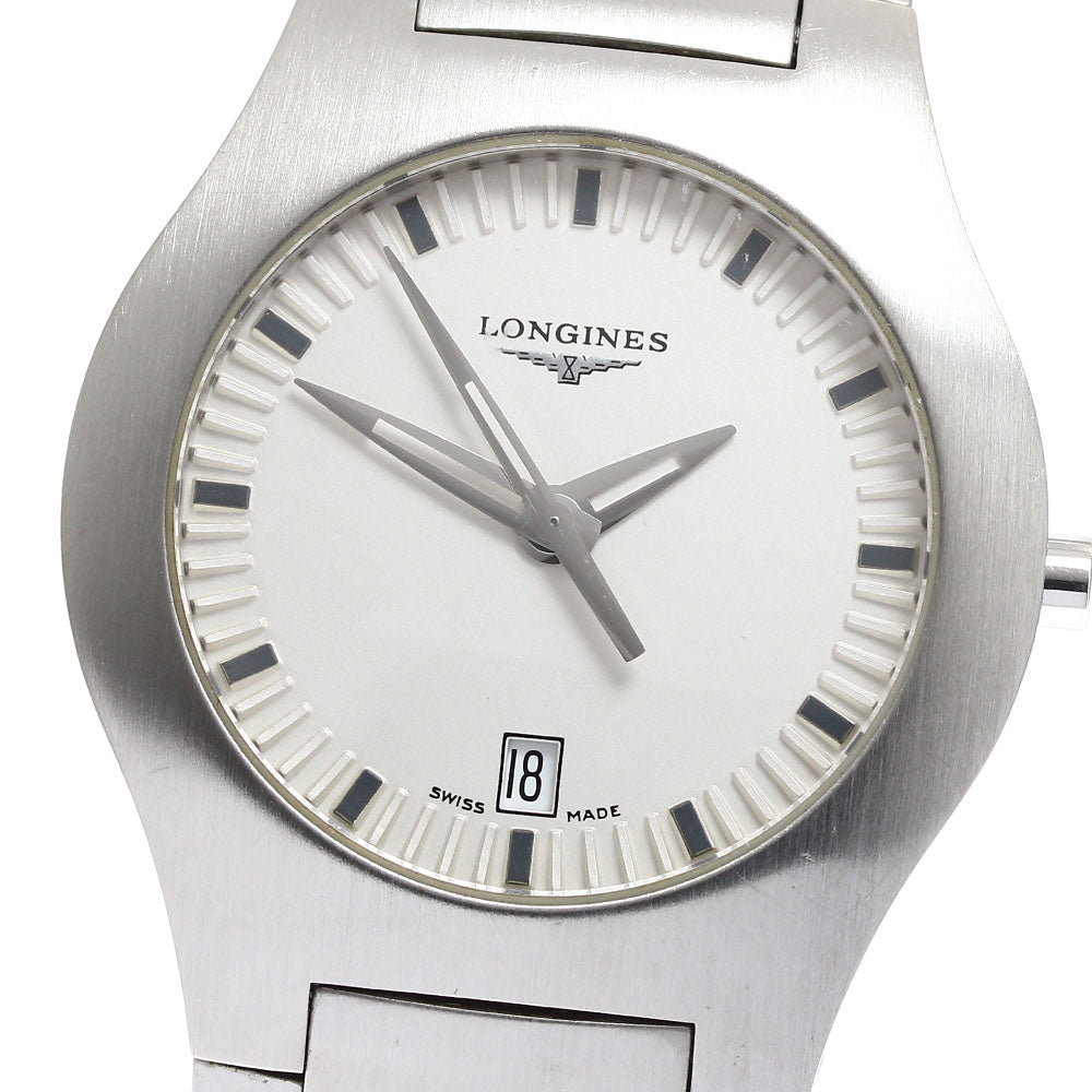 LONGINES Opposition L3.617.4 Date white Dial Quartz Men's Watch_903186