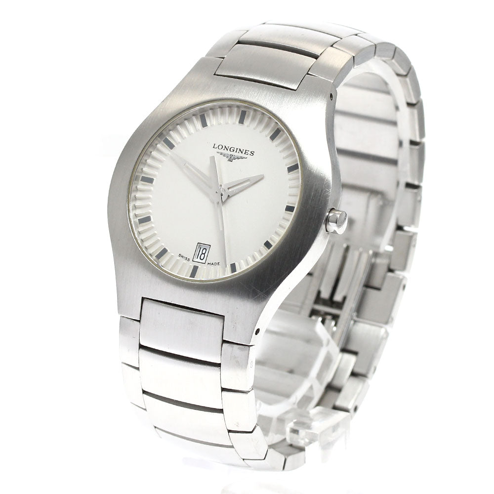 LONGINES Opposition L3.617.4 Date white Dial Quartz Men's Watch_903186