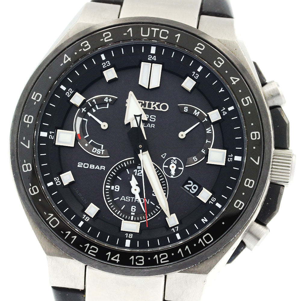 SEIKO Astron 8X53-0BB0-2/SBXB169 GPS Solar Powered Radio Men's Watch_903188