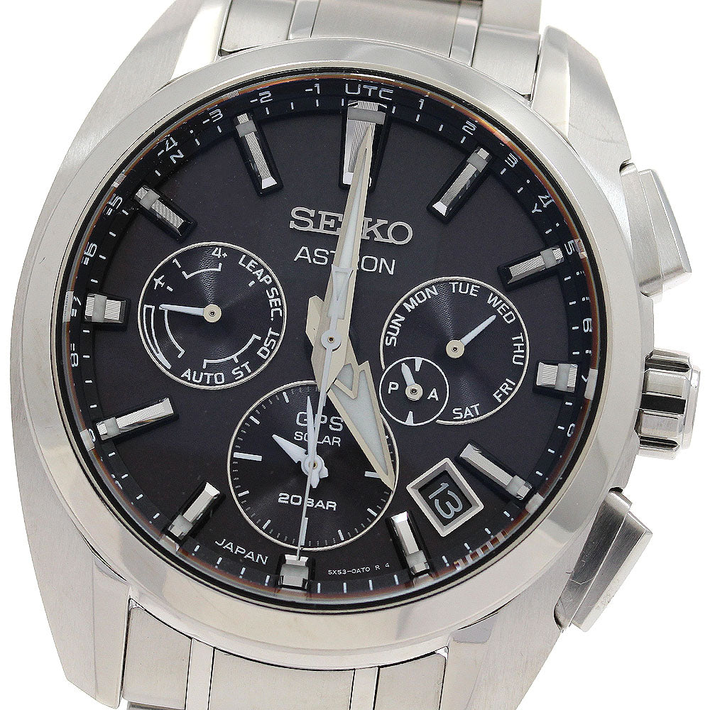 SEIKO Astron SBXC067/5X53-0AV0 Day date Solar Powered Radio Men's Watch_903194