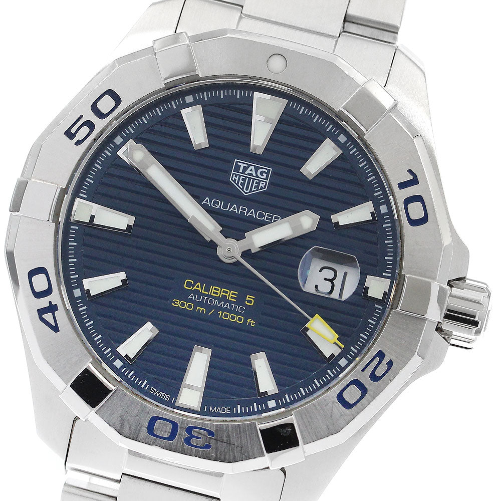 TAG HEUER Aqua racer WAY2012 Caliber 5 Navy Dial Automatic Men's Watch_903195