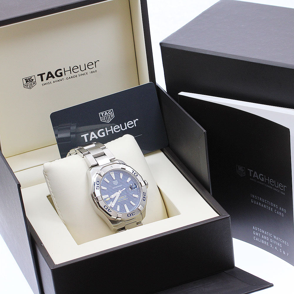 TAG HEUER Aqua racer WAY2012 Caliber 5 Navy Dial Automatic Men's Watch_903195
