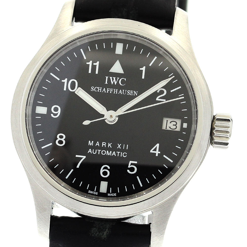 IWC SCHAFFHAUSEN Pilot Watch Mark XII IW442101 black Dial Automatic Ladies Watch_903208