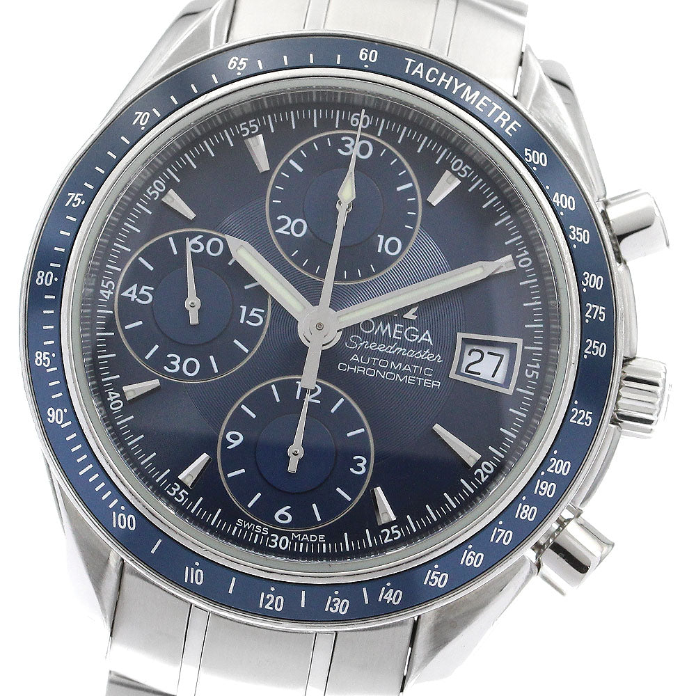 OMEGA Speedmaster 3212.80 Date Chronograph blue Dial Automatic Men's_903262