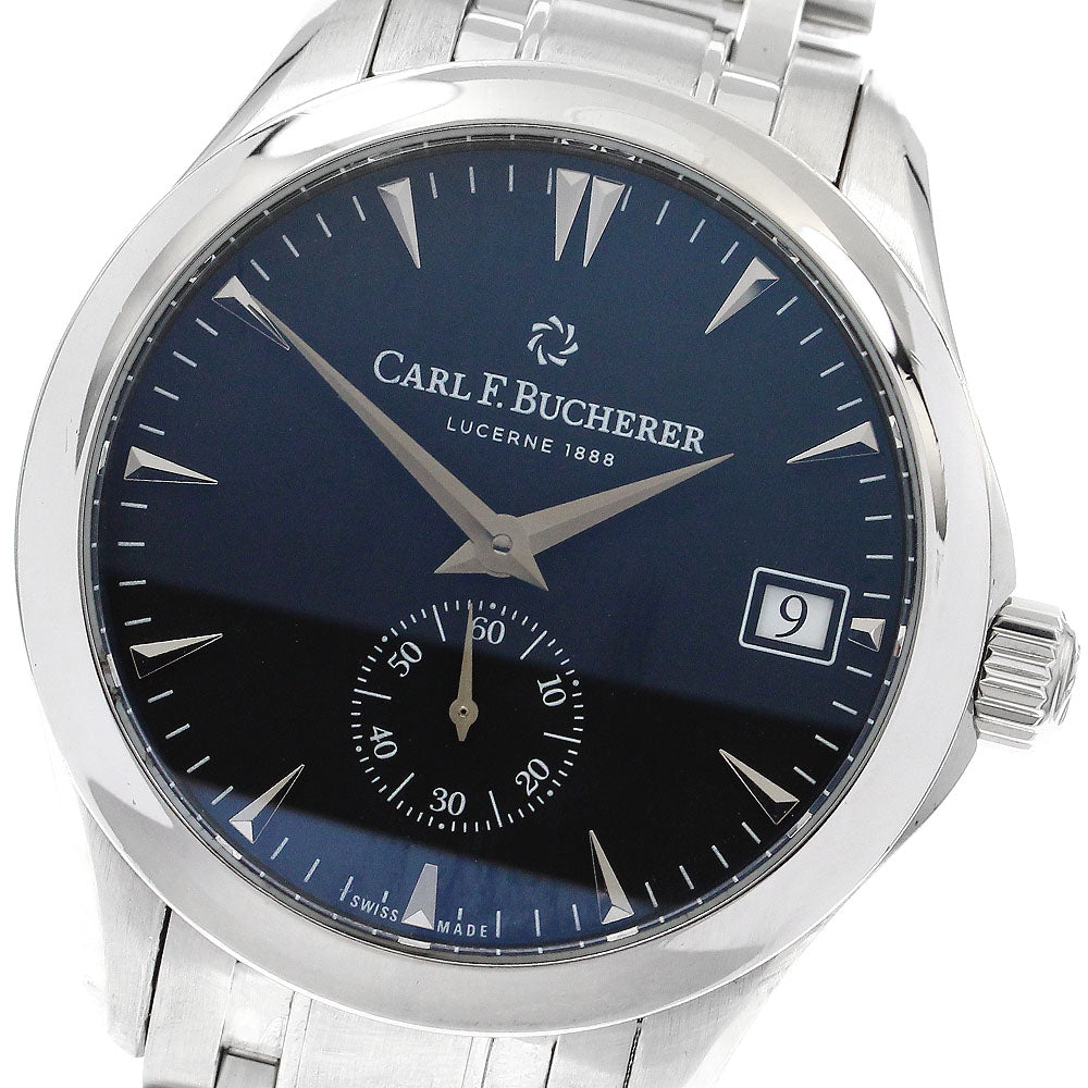 CARL F.BUCHERER Manero Peripheral 10917.08 Date Hand Winding Men's Watch_903297