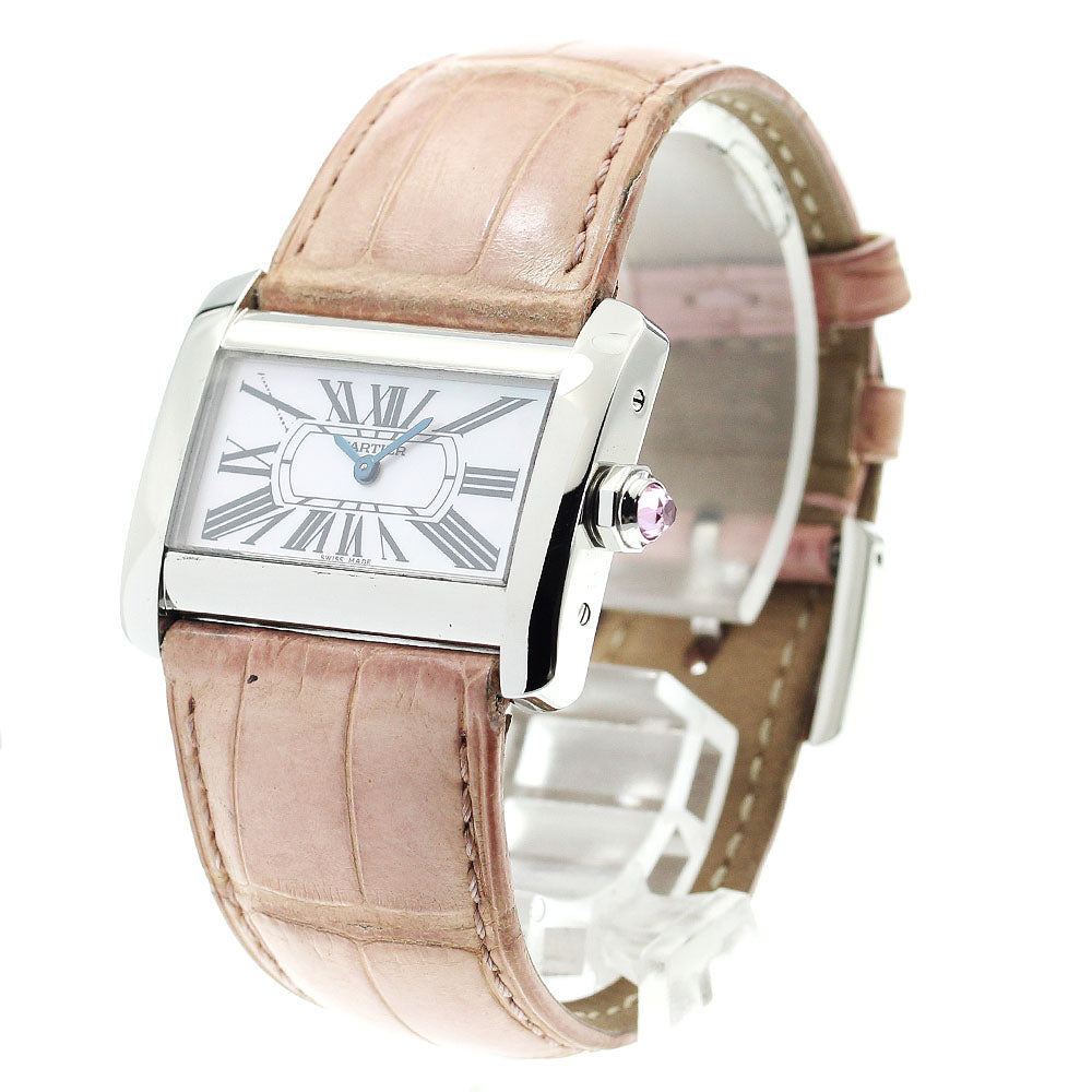 CARTIER Tank Divan Mini W6301455 Shell dial Pink shell Dial Quartz Ladies Watch_903298