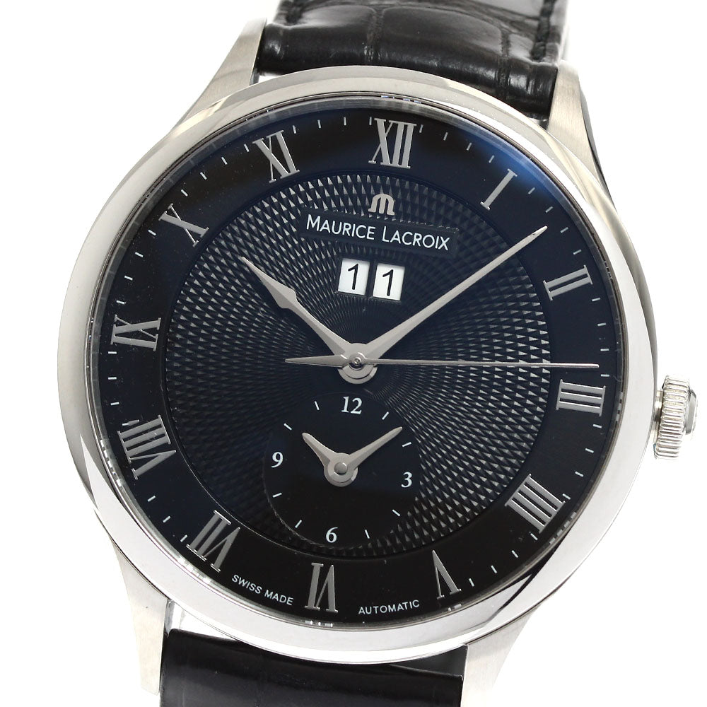 MAURICE LACROIX Masterpiece Tradition MP6707-SS001-310 GMT black Dial Automatic Men's Watch_903305