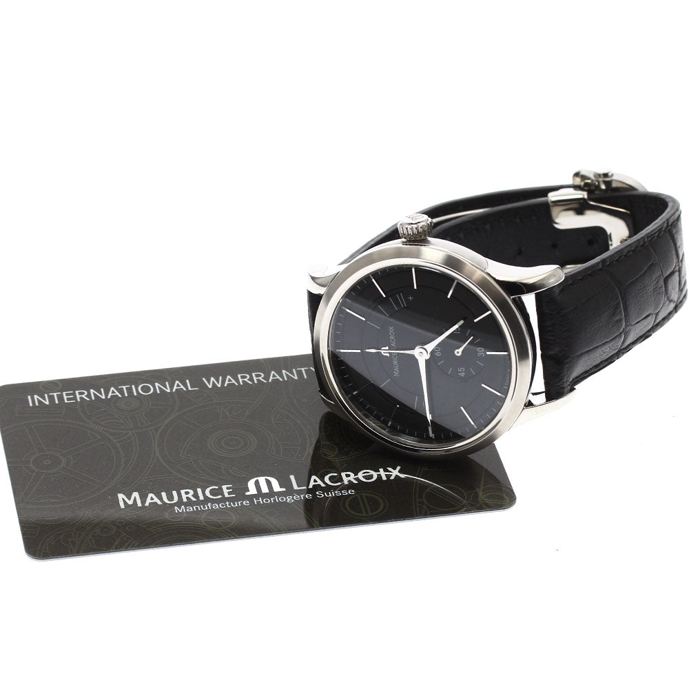 MAURICE LACROIX Les Classics Reserve de Marche LC7008 black Dial Hand Winding Men's Watch_903308