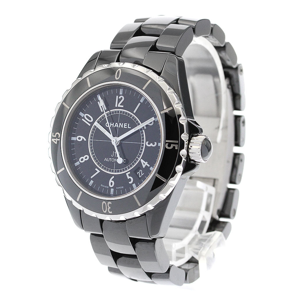 CHANEL J12 H0685 Black Ceramic 38MM Date black Dial Automatic Men's Watch_903311